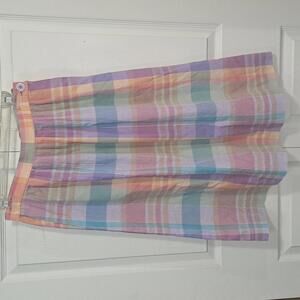 Vintage Pendleton Miss Sophisticates  a line midi skirt - plaid - 8 / med multi
